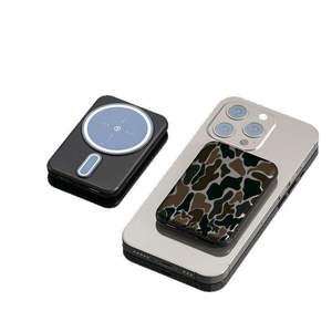 Ultra Slim Printed Magnetic Wireless Power Bank 5000mAh Mini Portable <b>Charger</b> for Smartphones - Product Image 6