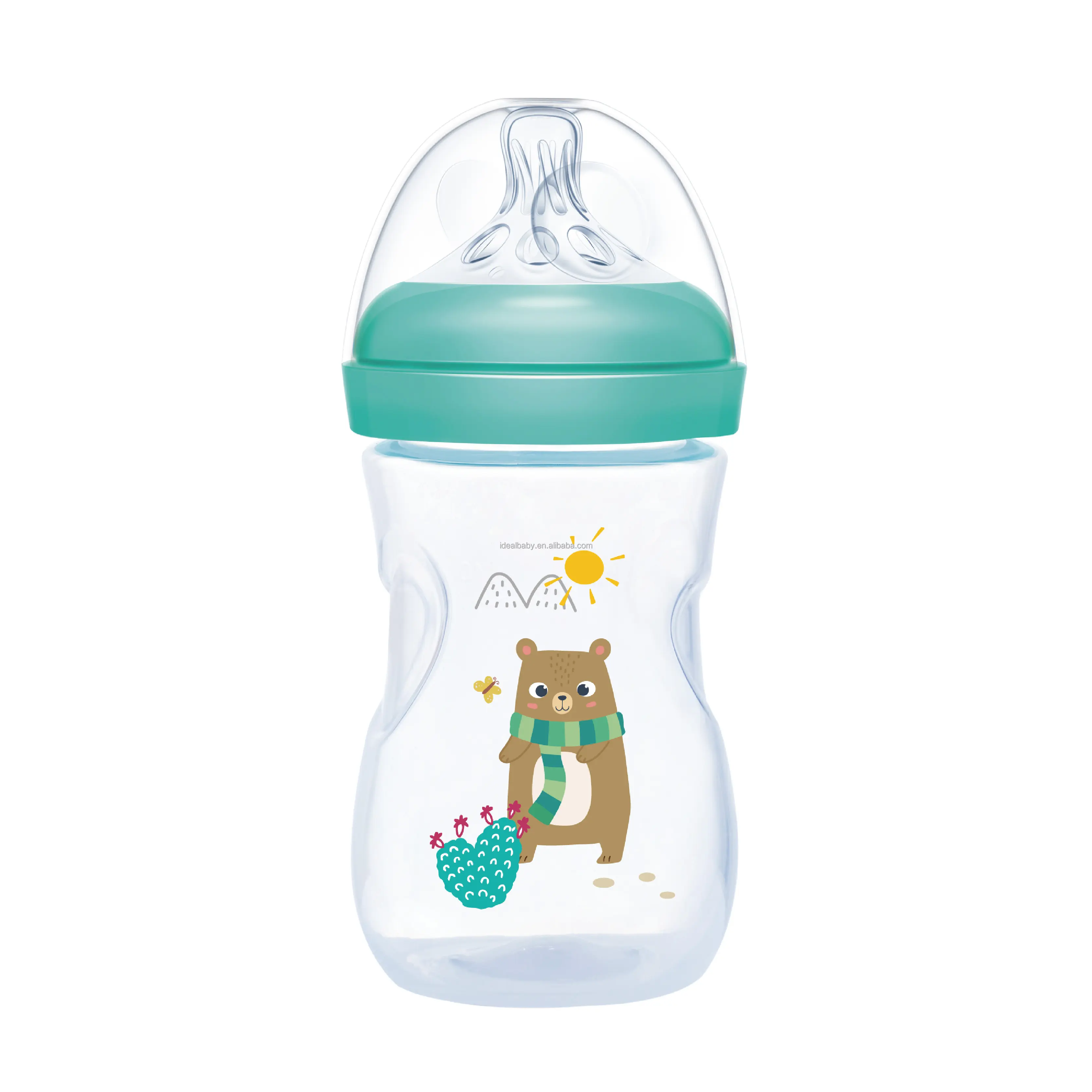 Hot sale 8oz/240ml PP Wide Neck Baby Bottle  Baby feeding Bottle  BPA free Baby Feeding Bottle