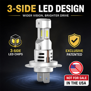 Gview Venta al por Mayor Nuevas Innovaciones PG H7 Bombilla LED Compacta de Triple Iluminación 6500K para Faros Delanteros, Se Adapta Bajo la Cubierta Original Sin Modificaciones - Product Image 1
