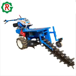 Chain saw ditching trenching machine trench digger machine