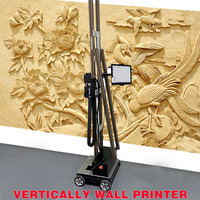 Impresora Digital UV para Paredes y Suelos, Máquina Automática para Pintar Murales en Paredes y Suelos, Puede Colocarse en la Pared y Bajar al Suelo para Imprimir