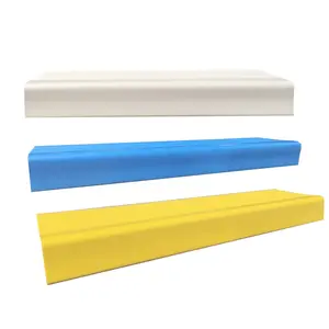 Bande nez d'escaliers flexible en plastique PVC pour escaliers, coupe-bordure, 1 pièce
