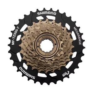 <span class=keywords><strong>Cassette</strong></span> de vélo de montagne <span class=keywords><strong>SHIMANO</strong></span> TOURNEY MF-TZ500 <span class=keywords><strong>6</strong></span> <span class=keywords><strong>vitesses</strong></span> 7 <span class=keywords><strong>vitesses</strong></span>, roue libre en métal, pignon fileté 14-28/34T, pièces de vélo - Product Image 1