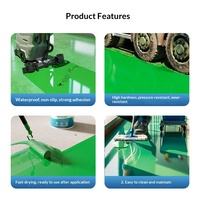 Peinture époxy trois-en-un pour sols en ciment, antidérapante, résistante à l'usure, imperméable, pour usine, atelier, garage, bureau