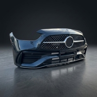 Nuevo Conjunto de Parachoques Delantero para Mercedes-Benz Clase C W206 C200L C260L, Rejilla del Radiador, Ventilador Eléctrico, Kit de Carrocería 2022-2026, Fijación con Tornillos