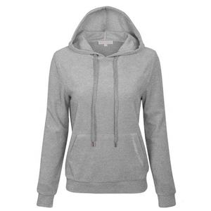 Sudadera con capucha de 2 piezas para mujer, MOQ bajo, envío directo, sudadera de algodón, último diseño, algodón peinado - Product Image 3