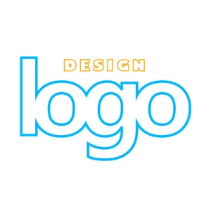 Logotipo de promoção com design personalizado piscando Serviço de logotipo de design gráfico profissional