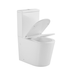 WC en céramique sans rebord, à chasse d'eau, deux pièces, conforme aux normes australiennes, avec certification Watermark, pour <span class=keywords><strong>salle</strong></span> <span class=keywords><strong>de</strong></span> <span class=keywords><strong>bain</strong></span> - Product Image 2