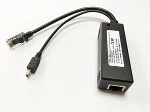 Energía sobre Ethernet Micro <span class=keywords><strong>USB</strong></span> macho de 48V a 5V 2A 10W activo POE Splitter - Product Image 2