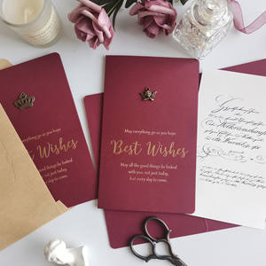 Carte de vœux personnalisée avec logo imprimé, écologique, pelliculage mat, papier vierge, carte de remerciement manuscrite, carte cadeau, anniversaire, nouvel an - Product Image 6