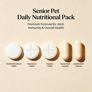 Integratore Nutrizionale Quotidiano per Cani e Gatti Anziani, Compresse Multivitaminiche con Condroitina e Probiotici, Assorbimento Rapido, Supporto per Articolazioni, Cuore, Fegato e Reni - Product Image 4