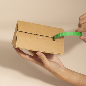 Caja de Cartón Corrugado para Envíos Personalizada Nova, Caja de Correo Comercial con Cierre de Cremallera, Tira Adhesiva para Abrir, Caja de Embalaje de Papel con Cierre Autoadhesivo - Product Image 2