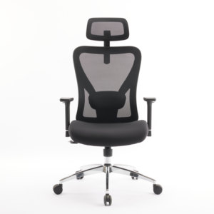Chaise de bureau ergonomique à dossier haut certifiée CE avec soutien pour le cou et le dos, design moderne, chaise de bureau en maille - Product Image 3