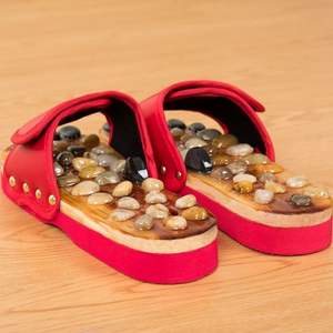 Pantofole da Casa JIANFAN <span class=keywords><strong>con</strong></span> <span class=keywords><strong>Pietre</strong></span> Aggiunte, Scarpe Antiscivolo, Suola Rigida in Legno - Product Image 6