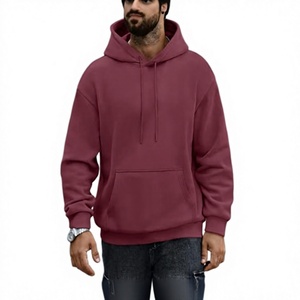 Sudadera con Capucha Personalizada para Hombre, de Felpa Sólida, Tejida, Antiarrugas, con Diseño de Logotipo, Teñida en Color Liso, 100% Algodón, Resistente al Viento, Estilo Urbano - Product Image 4
