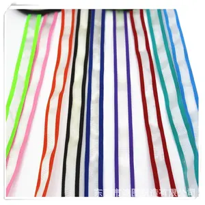 Finely Processed Striped Fish Silk Nylon Net Woven Webbing Strap Elastic For Garment