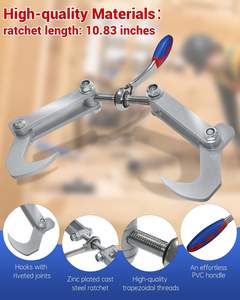 Extracteur de poutres à cliquet, outil de charpente avec cliquet long pour le serrage, le tirage et la compression du bois - Product Image 5