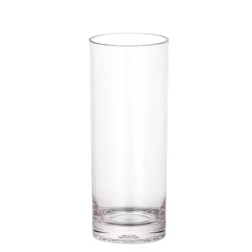 Long Pina Colada Cocktail Glasses 12 oz Plastic Cup Color 36cl PC Tom Collins High Ball Glass