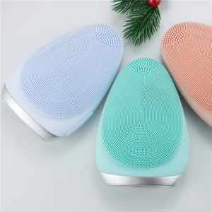7 trong 1 điện không thấm nước mềm Silicone mặt làm sạch bàn chải mặt Scrubber Silicone mặt bàn chải cho massage lỗ chân lông - Product Image 3