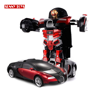 Las 1:14 de 2,4 Ghz de control remoto deformación robot gesto de <span class=keywords><strong>la</strong></span> mano de control rc coche robot para niños con luz LED - Product Image 2