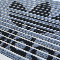 Tapete Antideslizante Lavable de Aluminio para Piso, Moderno, de 0.4-0.6 Pulgadas Alfombra Gruesa Impermeable para Mascotas, Fácil de Limpiar, para Entradas Comerciales (Hoteles)