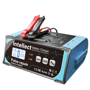 Chargeur de <span class=keywords><strong>batterie</strong></span> de voiture automatique au plomb-acide 12V 24V intelligent à microprocesseur, <span class=keywords><strong>charge</strong></span> rapide, réparation, entretien, alimentation - Product Image 1