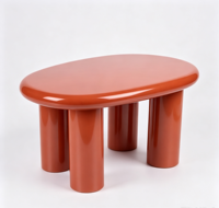 Table basse en bois moderne, portable et légère pour les petits salons