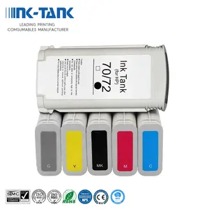 Ink Cartridge Hp72 INK-TANK 72 C9403A C9370A C9371A C9372A C9374A Remanufactured Ink Cartridge For HP72 For HP Designjet T790 T610 T1300 Printer