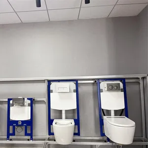 Concealed Toilet Carrier Frame With Dual-flush Tank PRE-WALL INSTALLATION SYSTEMS