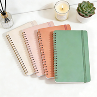 Carnet de notes de haute qualité imprimé A5/A4/A6, agenda à spirale, couverture rigide, personnalisable pour les fournitures scolaires