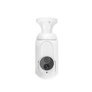 2024 Hot sale K8 Tuya 2MP 1080P HD Night Vision Motion Tracking Home Security CCTV Surveillance Bulb Cameras Support Could Save