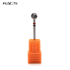 3/32" 5.5mm Big Spherical Ball <b>Tungsten</b> Carbide Nail Drill Bits Diamond Nails Bits Milling Cutter Clean Cuticle Manicure Bits - Product Image 1