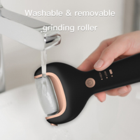 Lena – limes à pieds professionnelles rechargeables par USB, outils de nettoyage des pieds, éliminateur de callosités, broyeur électrique de pieds avec tête à rouleau