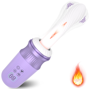 6-in-1 App-Controlled Male Female Toy Machine with 7 <b>Vibration</b> Modes 100% Waterproof Soft Heating Dildo <b>Vibrator</b> Female Toy - Product Image 6