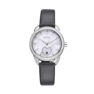 Montre en cuir véritable oem japon Movt diamant montre à Quartz classique femmes montres à Quartz pour dames