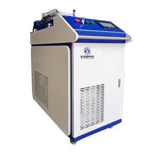 Automatic laser cleaning machine for decontamination and rust removal of metal products