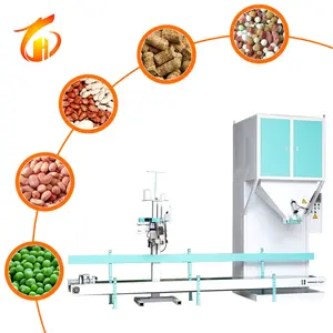 LongHai Big Bag 25kg 50kg Packaging Corn Sugar Rice Coffee Beans Quantitative Weighing Grain Packing Machine