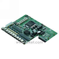 Serveur de réseau pare-feu avec 8 ports LAN plus 4 ports SFP en option, Intel H87 LGA1150 Core I3 I5 I7, châssis en rack 1U, mini PC industriel