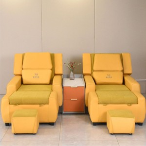 Canapé de massage des pieds Longyu, fauteuil inclinable électrique avec massage des jambes pour adultes et personnes âgées, utilisation en hammam, sauna, club. - Product Image 1