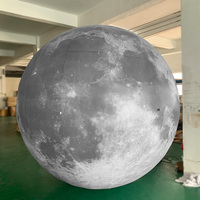 Ballon gonflable géant en forme de lune et de planète, décoration de fête en plein air la plus populaire
