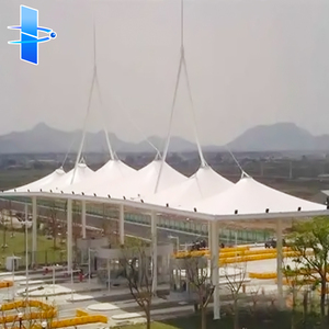 Estructura de Membrana Tensada Personalizada, <span class=keywords><strong>Arquitectura</strong></span> de Membrana, Estructura de Membrana de Acero Arquitectónica - Product Image 6