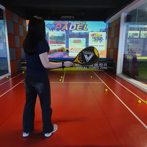 Máquina de Entrenamiento de Pádel Inteligente LJ Red con Sistema de Puntuación y Simulador AR, Construcción Metálica para Partidos Recreativos / Centros Comerciales / Clubes Deportivos - Product Image 6