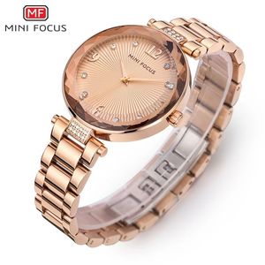 นาฬิกาข้อมือผู้หญิง Mini Focus MF0038L MF 0038 รุ่นหรูหรา แฟชั่นธุรกิจ นาฬิกาควอตซ์สำหรับผู้หญิง Montre Femme Reloj - Product Image 1