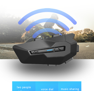 2 tay đua 800m intercom maxto X2 với âm nhạc chia sẻ xe máy Mũ bảo hiểm <span class=keywords><strong>bluetooth</strong></span> intercommunication tai nghe - Product Image 3