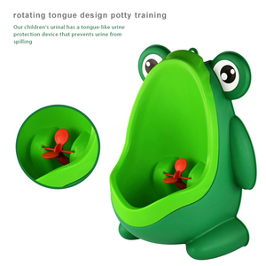 <span class=keywords><strong>Urinoir</strong></span> suspendu au mur pour formation de pot pour garçons <span class=keywords><strong>grenouille</strong></span> en plastique détachable cible de visée drôle - Product Image 4