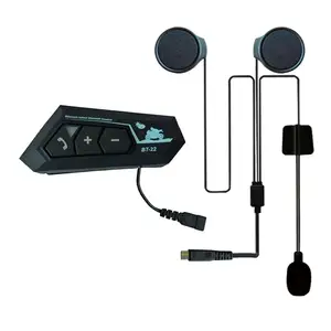 BT 5.0摩托车头盔耳机无线免提立体声耳机耳机MP3扬声器带麦克风