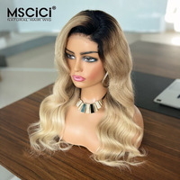 Perruque Lace Front HD 13x4 Cheveux Humains Vierges Indiens Ondulés avec Mèches Brunes Fournisseur OEM 100% Cheveux Humains 14-26 pouces