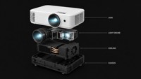 Projecteur de Conférence Professionnel V66Wp 5000 Lumens Double 3D