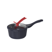 Set Peralatan Masak Anti Lengket 18 Buah dari Aluminium Die-Cast dengan Gagang Bakelite Bersertifikasi FDA LFGB
