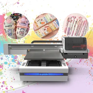 Custom Phone Case Printer Machine Automatic A1 6090 UV Inkjet with Varnish Effect DTF Printer 600mm Print Dimension